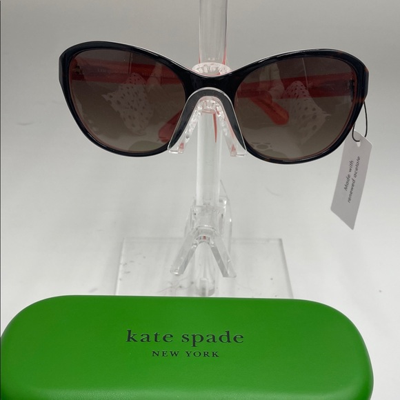 LOW START Kate Spade Black and Brown Sunglasses - Picture 4 of 6